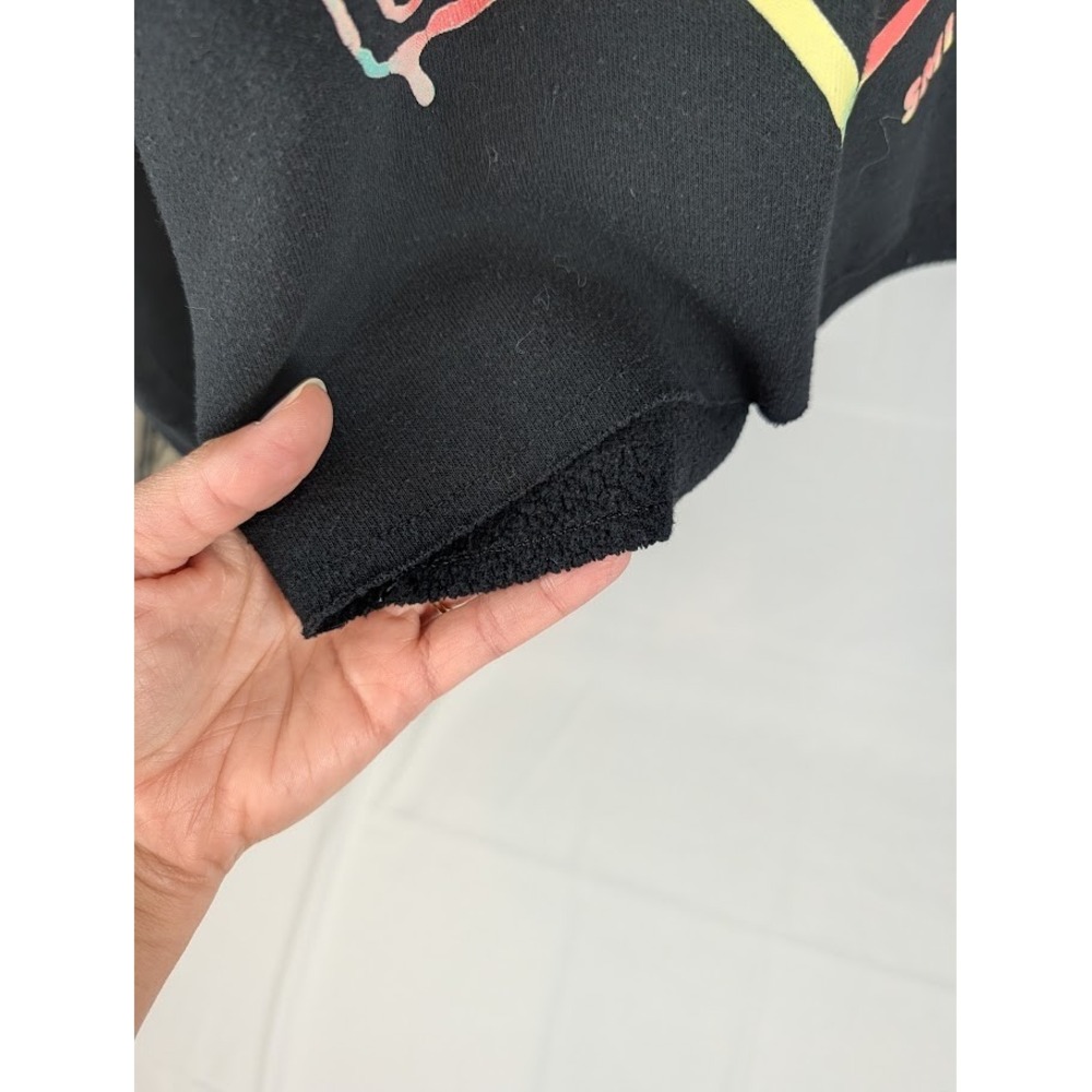 Smiley World Have a Nice Day Black Graphic Sweatshirt, Youth XL 14 - Picture 5 of 10